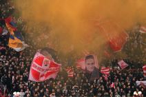 Delije na utakmici Crvene zvezde.