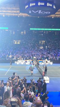 Novak Ðoković izlazak na teren u Atini