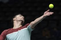 Miomir Kecmanović na turniru u Parizu