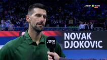 Novak Đoković daje izjavu posle pobede u polufinalu Atine