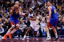 Nikola Jokić na meču protiv Golden Stejta