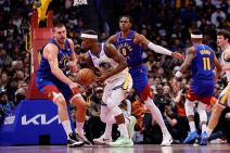 Nikola Jokić na meču protiv Golden Stejta