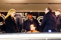 Veljko Paunović u loži stadiona Partizana