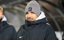 Nenad Stojaković trener Partizana na utakmici