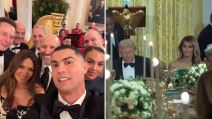 Kristijano Ronaldo na večeri kod Donalda Trampa