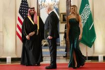 Melanija Tramp, Donald Tramp i Mohamed bin Salman