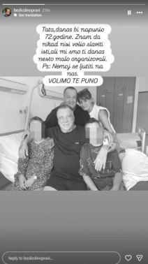 Dino Bešlić objava za Halidov rođendan