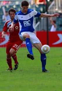 Nikola Žigić u dresu Birmingema u Hong Kongu