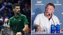 Novak Đoković i Boris Beker