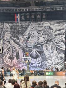 Koreografija Grobara Miloš Obilić ubija sultana Murata