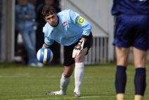 Darko Božović izvodi loptu u Bežaniji