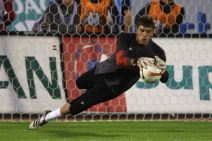 Darko Božović na zagrevanju u Partizanu