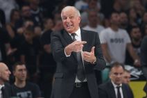 Željko Obradović na meču Partizana i Budućnosti