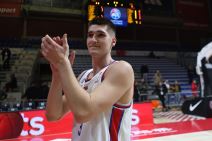 Stefan Miljenović slavi pobedu Srbije nad Švajcarskom