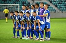 Fudbaleri OFK Beograda pred utakmicu.