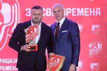 Zvezdan Terzić i Željko Drčelić na koktelu Crvene zvezde