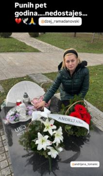 Andrijana Džej Ramadanovski pomen grob