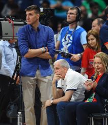 Bogdan Bogdanović i Željko Obradović na Fajnal Foru Evrolige u Beogradu