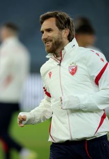 Aleksandar Katai na treningu Zvezde