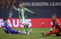 Rodrigo Rikelme slavi gol na Dinamo Zagreb Betis
