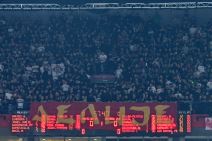 Delije u Beogradskoj areni protiv Partizana