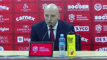 Saša Obradović na konferenciji za novinare posle Zvezda Spartak
