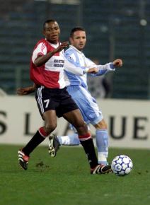 Siniša Mihajlović na utakmici Lige šampiona Lacio Fejenord