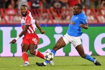 Šavi Babika u prodoru na utakmici Zvezda Pafos