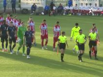 Fudbaleri Crvene zvezde na pripremama protiv Majnhajma.