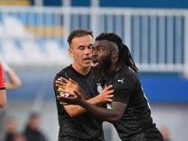 Fudbaler Partizana Leonard Ovusu.