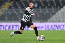 Nihad Mujakić u dresu Partizana.