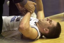 Miloš Vujanić u dresu Partizana