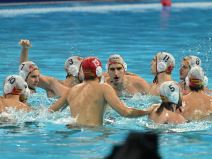 Vaterpolisti reprezentacije Španije na Evropskom prvenstvu u Beogradu.