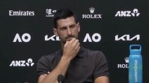 Novak Đoković na konferenciji za medije na Australijan openu