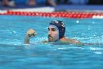 Strahinja Rašović na meču rptouv Mađarske