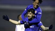 Slavlje igrača Dinamo Zagreba protiv FSCB