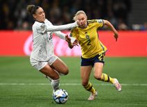 Triniti Rodman  na utakmici protiv Švedske