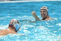 Dušan Mandić slavi pobedu u finalu Evropskog prvenstva