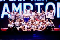 Vaterpolo reprezentacija Srbije slavi pobedu na Evropskom prvenstvu