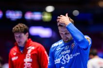 Rukometaš reprezentacije Hrvatske David Mandić posle meča protiv Mađarske