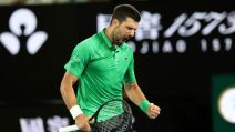 Novak Đoković urlik na Austraijan openu protiv Janika Sinera