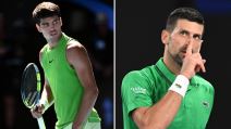 Karlos Alkaraz i Novak Đoković