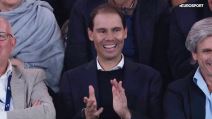 Rafael Nadal se raduje izgubljenom poenu Novaka Đokovića.jpg
