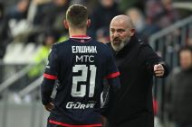 Dejan Stanković i Timi Maks Elšnik na utakmici Čukarički Zvezda