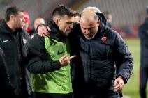 Milan Smiljanić sa Dejanom Stankovićem.