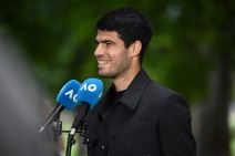 Karlos Alkaraz na dodeli pehara Australijan opena