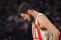 Nikola Kalinić na meču Crvene zvezde i Makabija