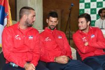 Viktor Troicki Novak Đoković i Miomir Kecmanović u Dejvis kupu