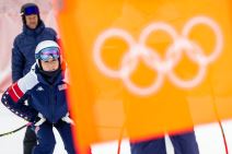 Lindzi Von na treningu na ZOI u Milanu i Kortini