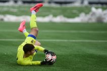 Vuk Draškić brani u žutom dresu za Grafičar.